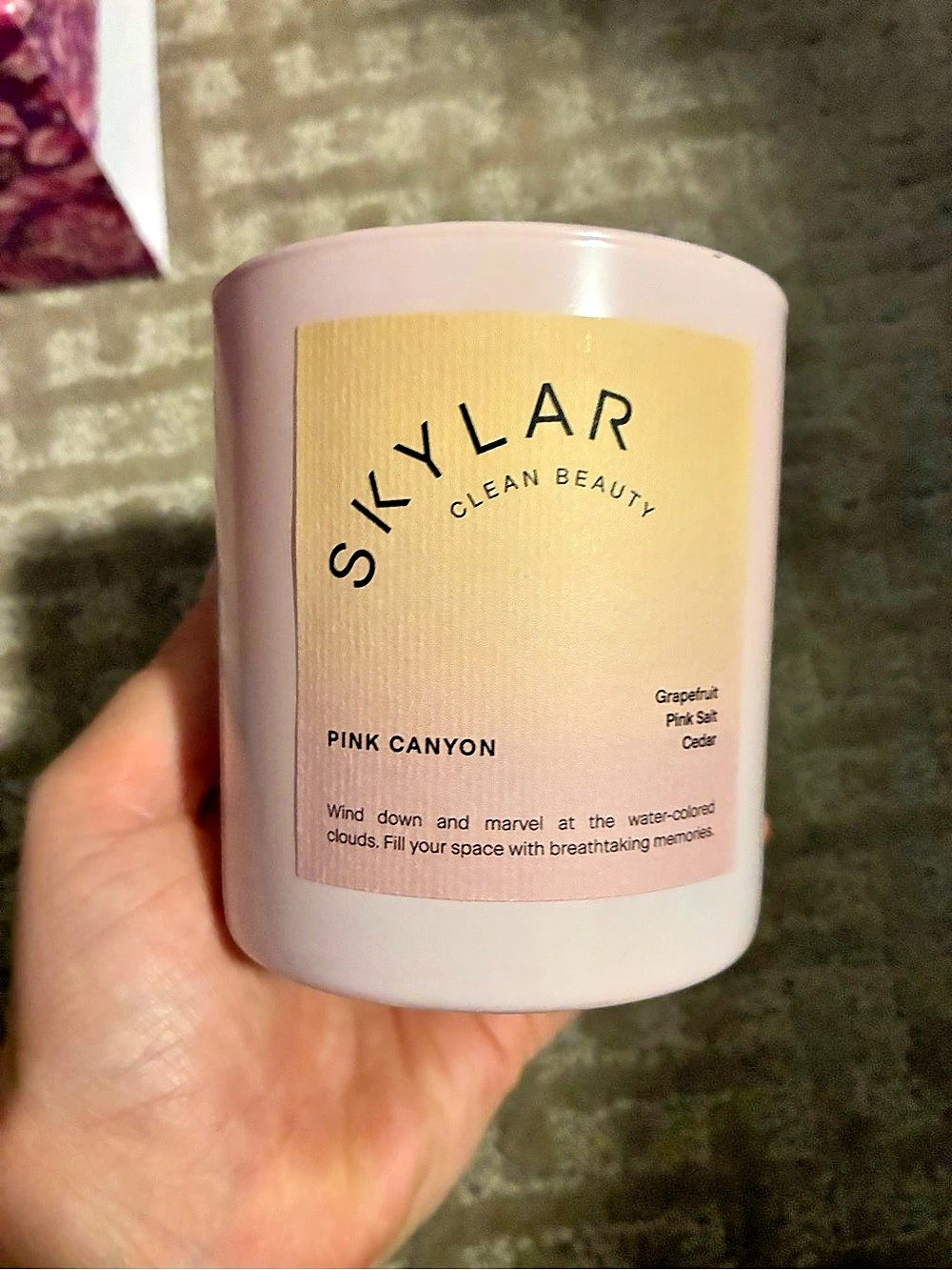 SKYLAR Pink Canyon Scented Candle 8oz